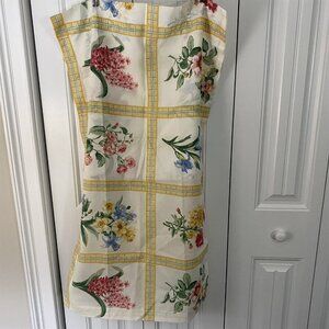 Vintage Pillowcase Sham Pair Floral Lattice King Size Springs USA Botanical